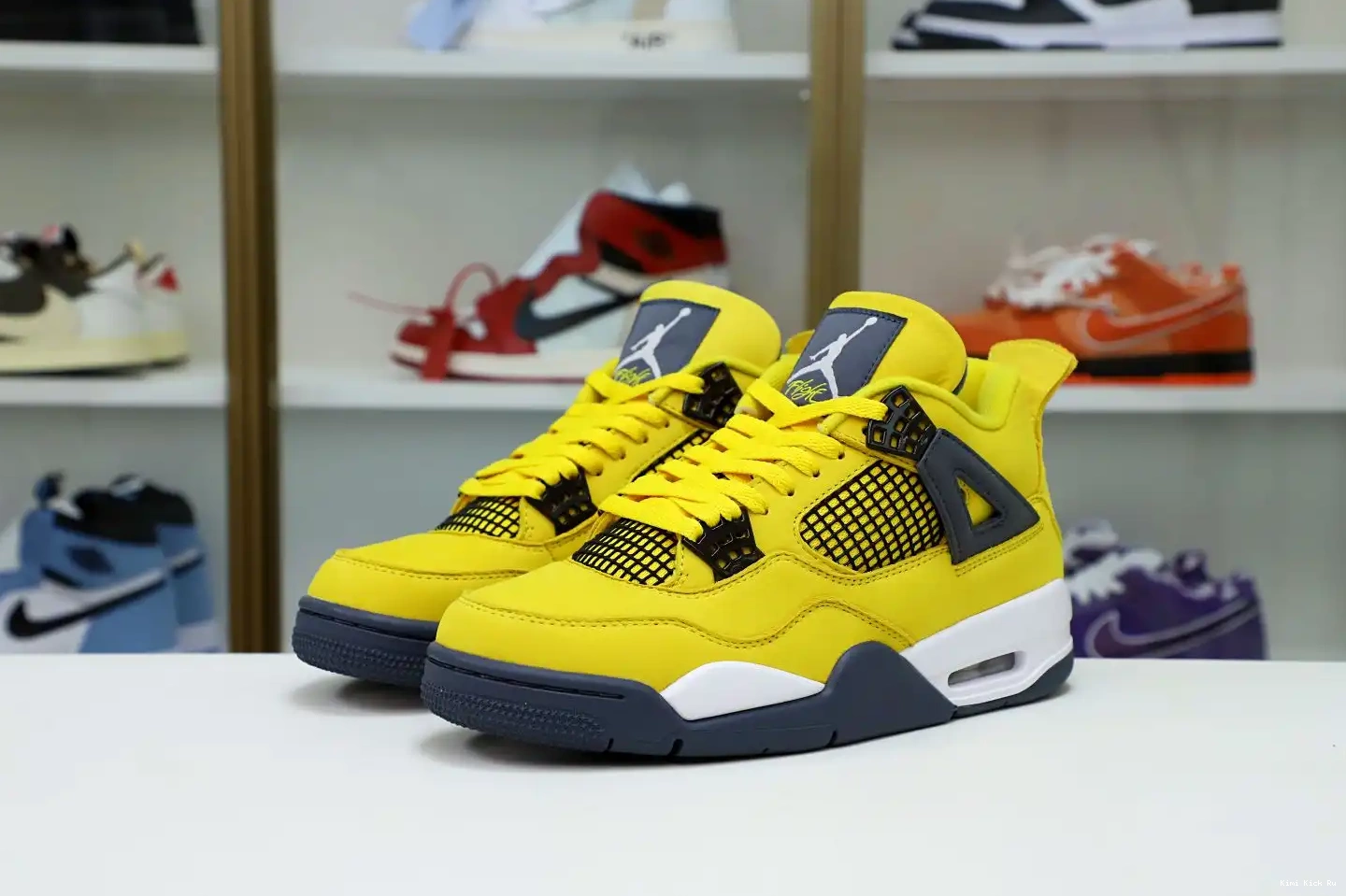 AIR JORDAN 4 Kimikick JORDAN AIR 2021 'LIGHTNING' RETRO 0818